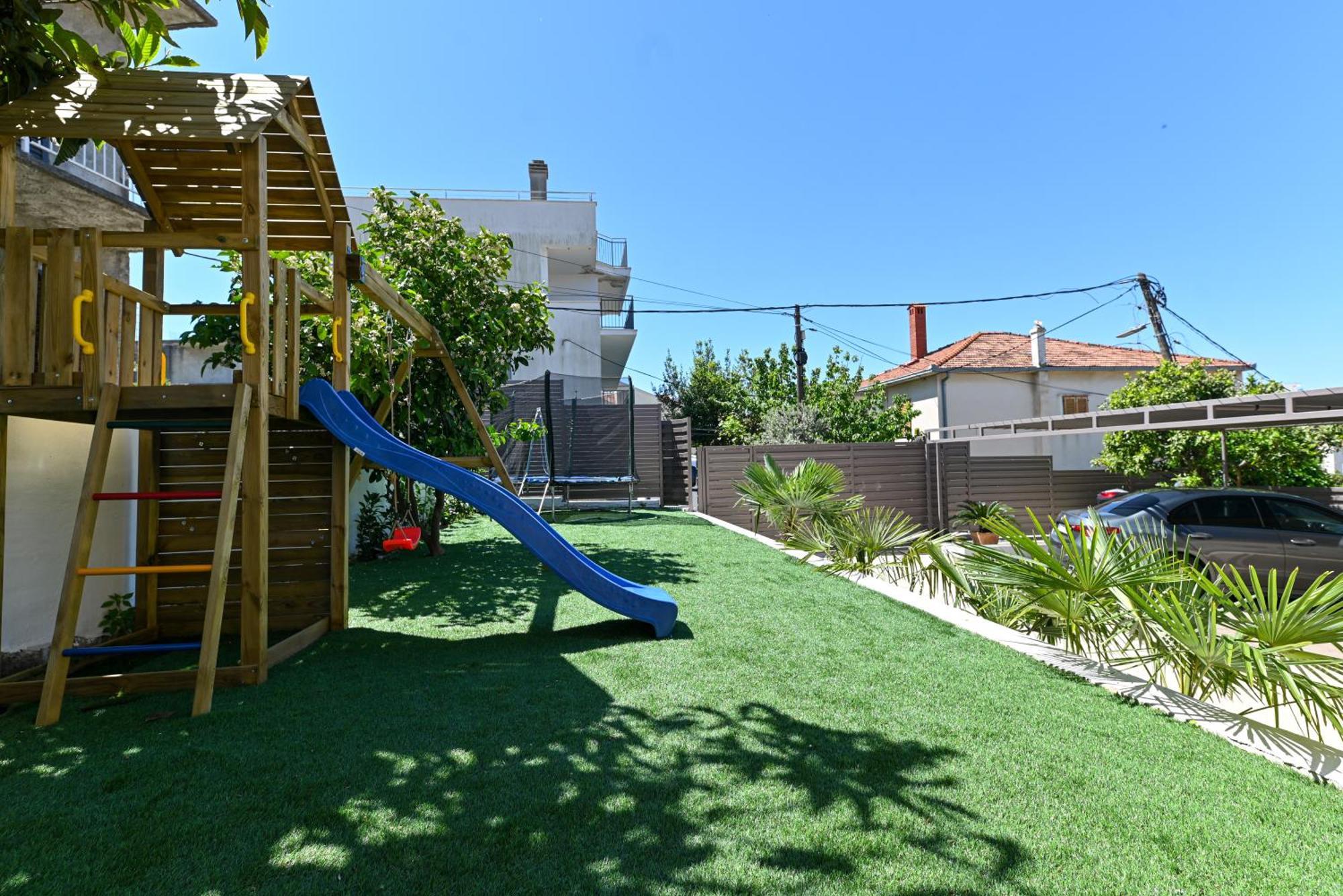 Villa Costa Blu With Pool By The Sea Trogir Eksteriør bilde